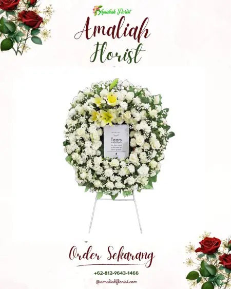 Krans Bunga Duka Petukangan Utara